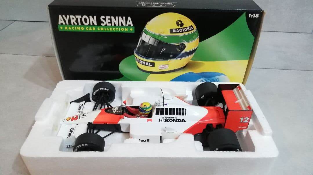 MINICHAMPS アイルトンセナ マクラーレン ホンダMP4/4 1989
