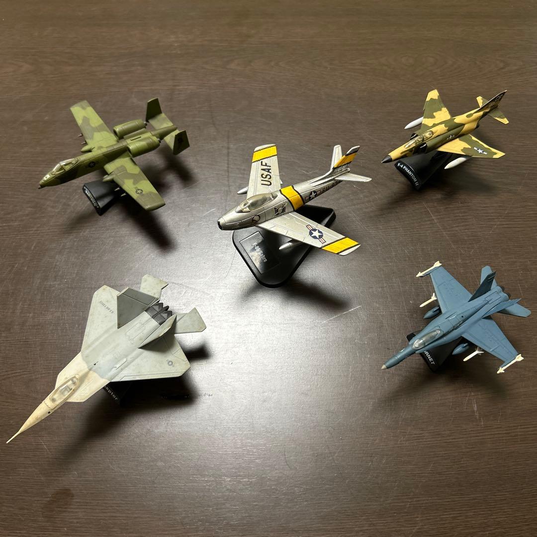 デルプラド世界の戦闘機シリーズ5機セット　アメリカ