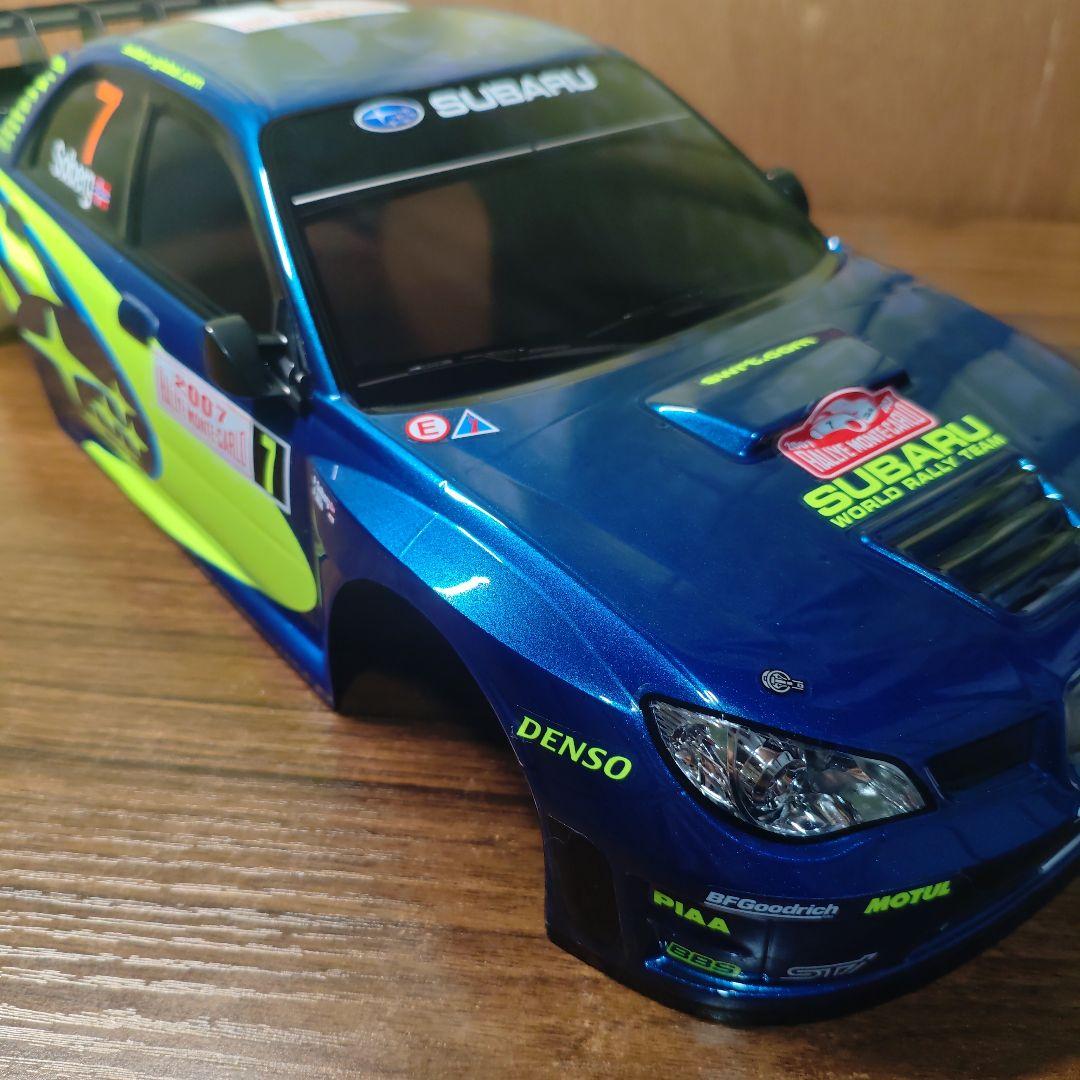 タミヤ　インプレッサ　ボディ　メタリックブルー