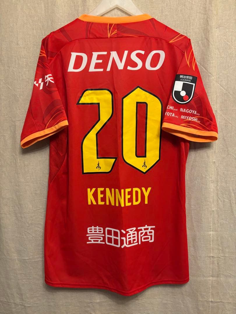 グランパス2025オーセンティック ユニフォーム 20 三國ケネディ選手2XL