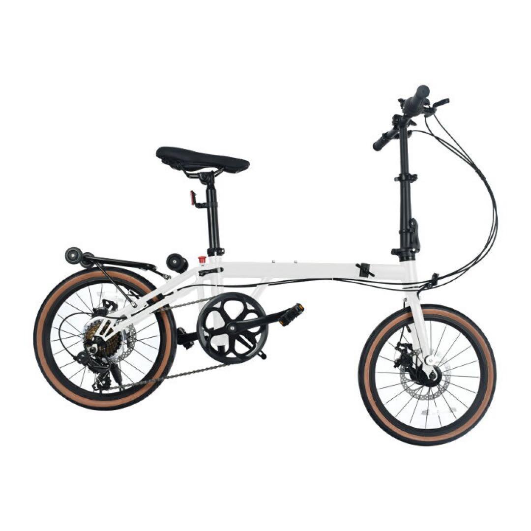 シマノ7段ギア 16インチ折りたたみ自転車