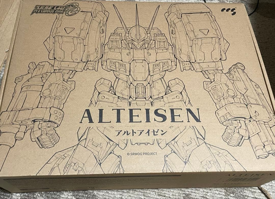 CCSTOYS 鉄魄 スーパーロボット大戦OG アルトアイゼン　修正台座付き