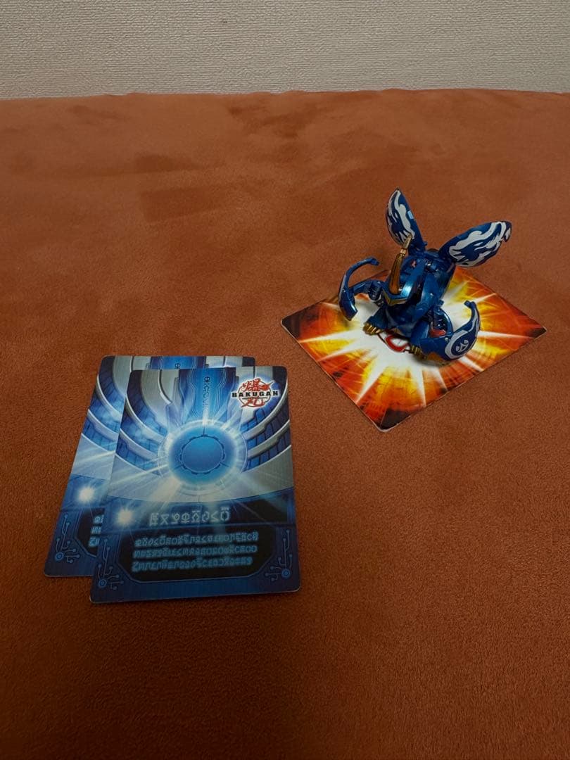 爆丸 天ドラガオン 蒼Ｖｅｒ．限定カラー アビリティカード2枚　ゲートカード1枚