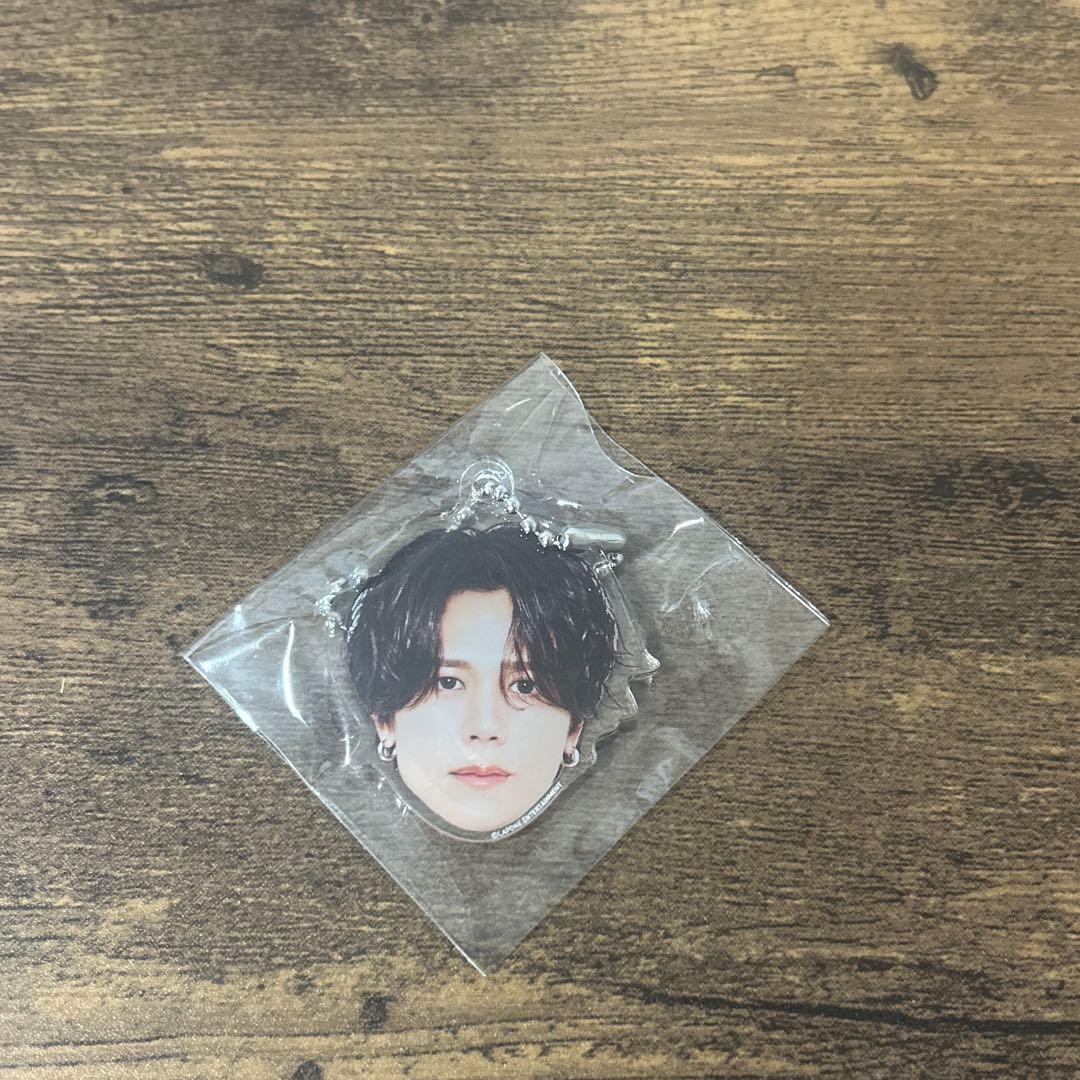 INI XQUARE カプセルトイ 藤牧京介 顔アクキー