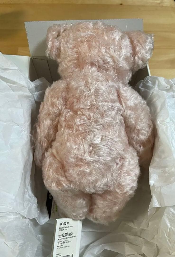 新品☆Steiff ぬいぐるみ ピンク 約30cm