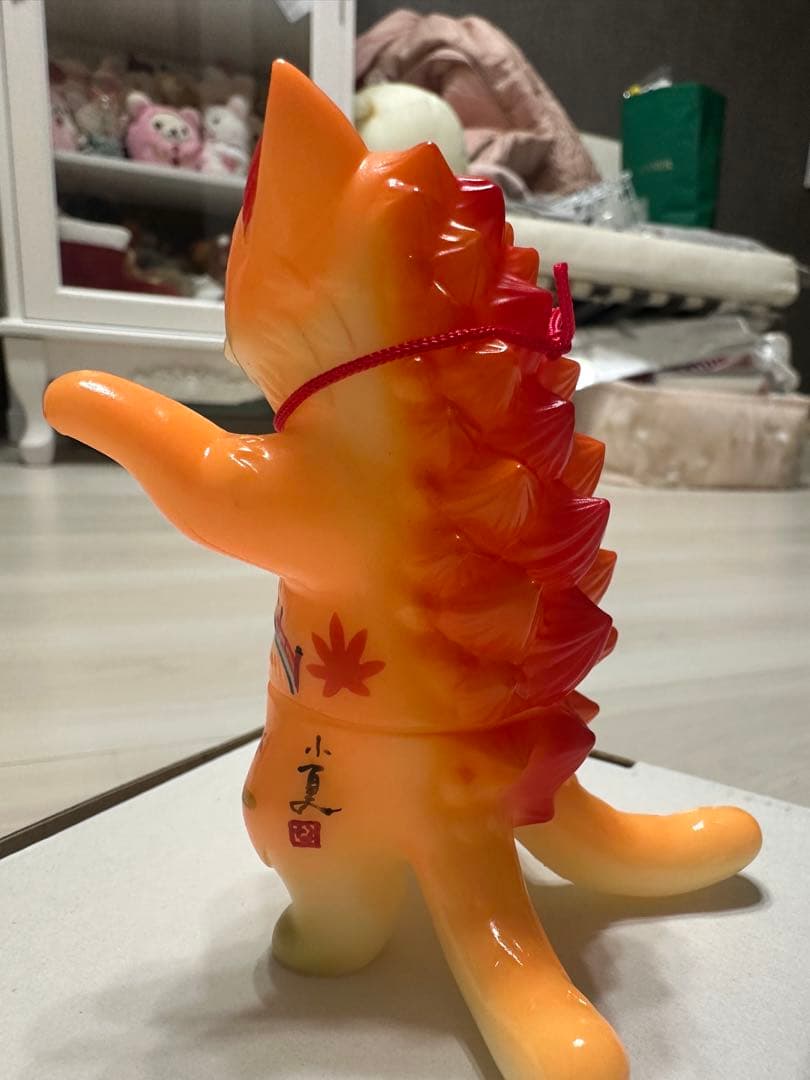 ソフビ 化猫怪獣　小夏屋 ネゴラカスタム　紅葉橋