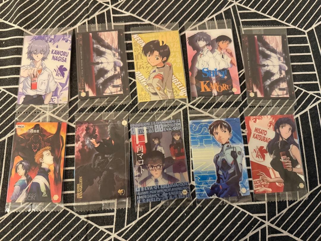 エヴァ　ウエハースカード157枚　ファイル2点