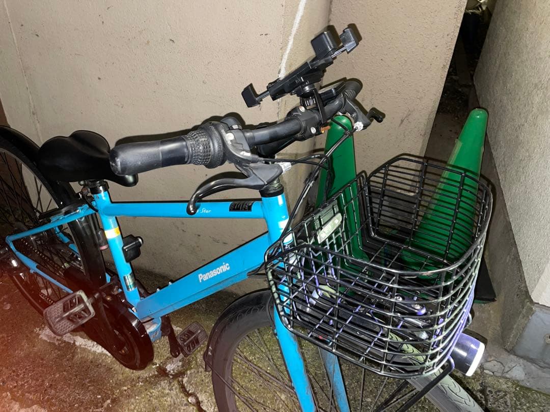 Panasonic 電動アシスト自転車 青　velostar