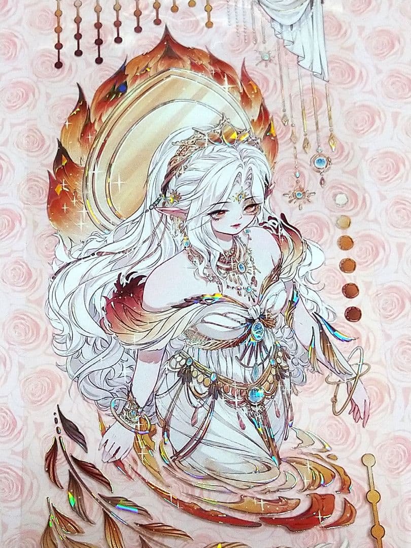 J1010＃天阶序曲(贝壳光)魔法堂切り売り海外人物マステ女の子