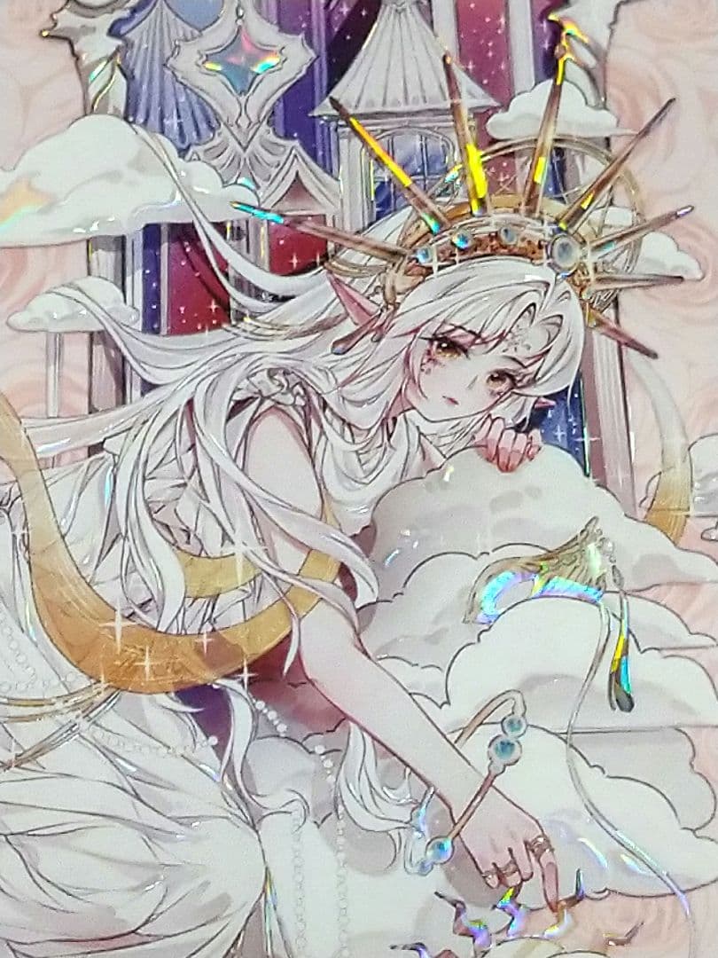 J1010＃天阶序曲(贝壳光)魔法堂切り売り海外人物マステ女の子