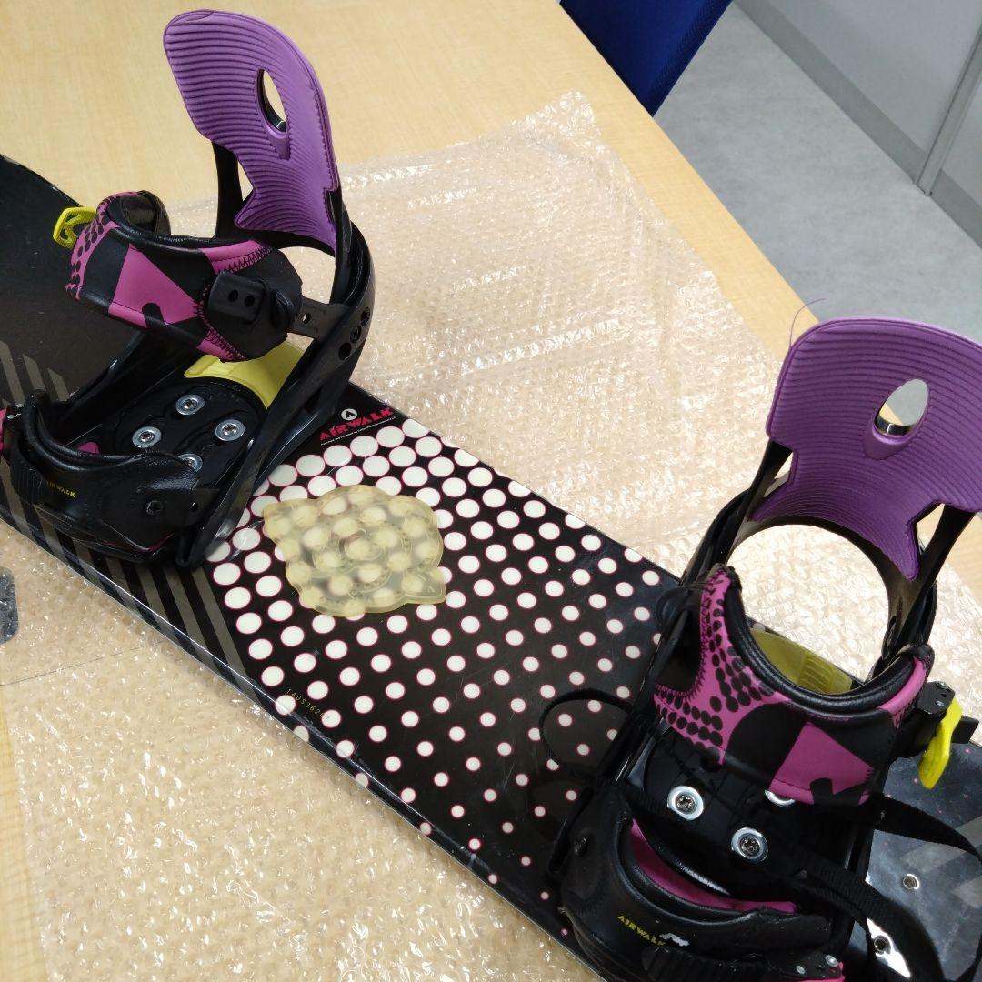 AIRWALK　スノーボード　140cm　ホットワックス施工済み