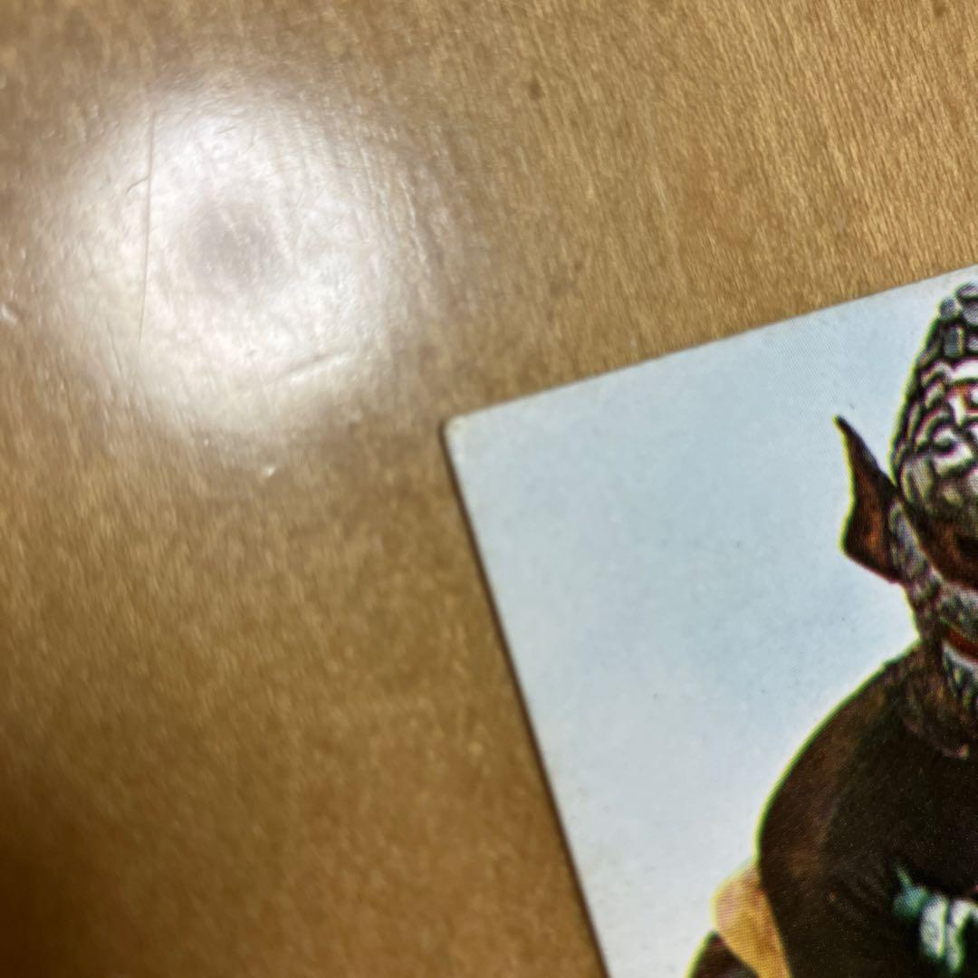 【希少】カルビー 仮面ライダーカード No.76 ラッキーカード 明朝版