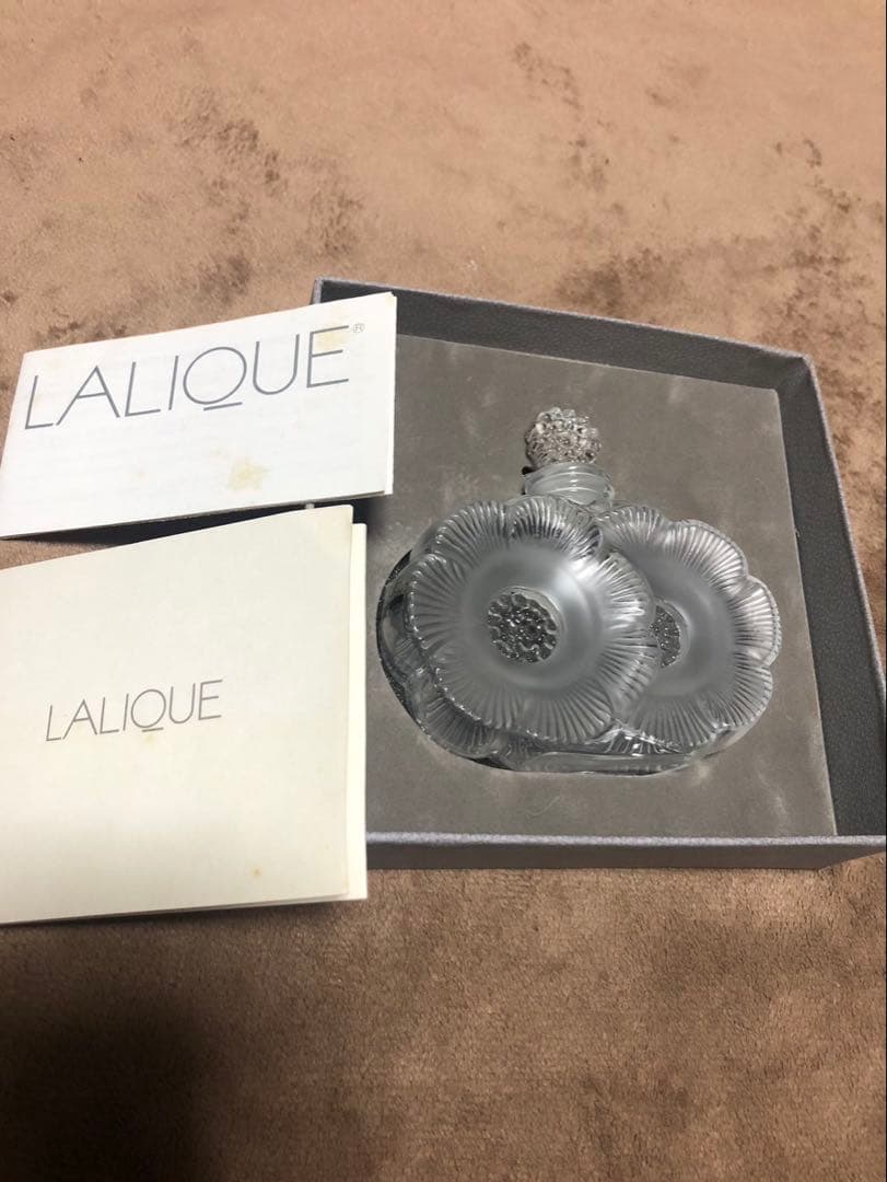 未使用品　Lalique★ラリック★ドゥ フルール　フレグランスボトル（箱汚損）