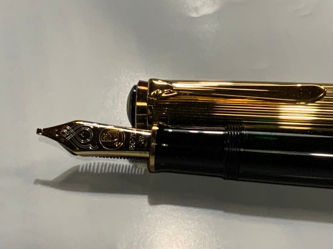 Pelikan M1000 金キャップ(925銀) PF印　3B