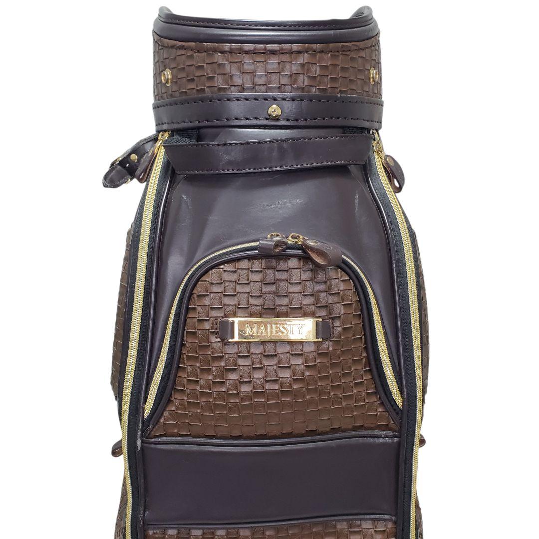 希少 MAJESTY キャディバッグ レザー