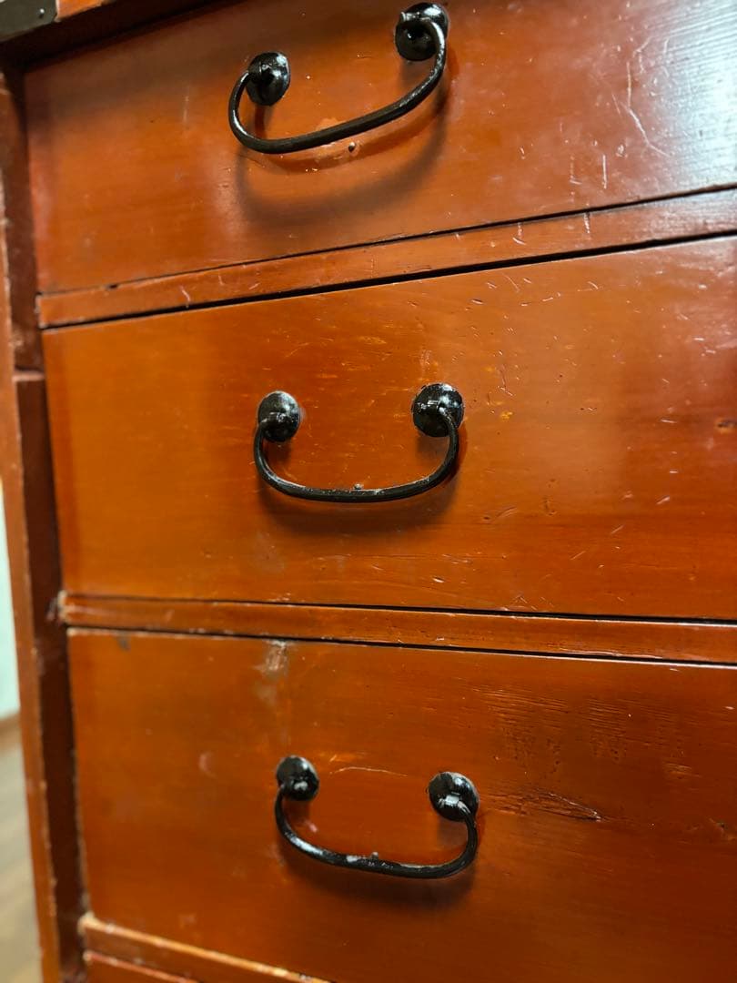 【大幅値引可能】【飛騨家具】和箪笥 かんぬき付き 古家具 アンティーク レトロ