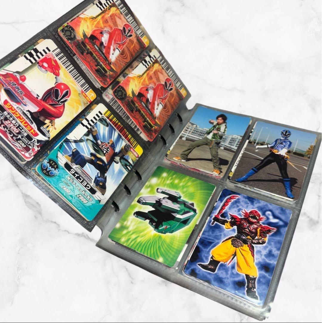 トレーディングカード+バインダー❤ゲームカード　ヒーロー戦隊　仮面ライダー