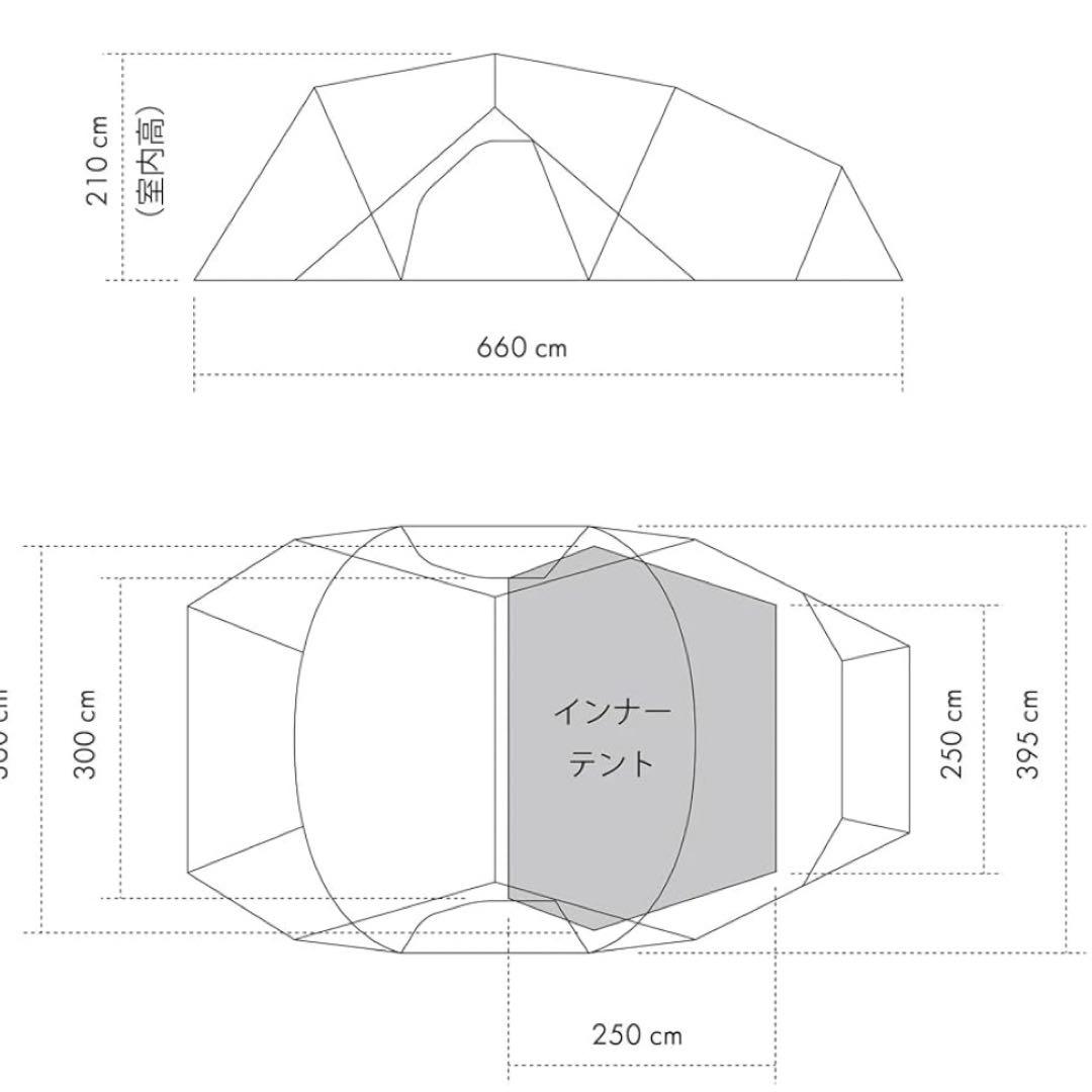 テント・タープ ZANE ARTS KUKU-2
