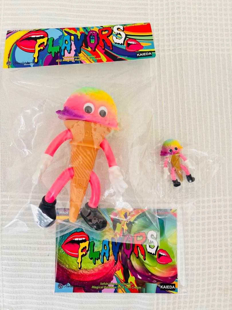 【限定】FLAVORS マジカルレインボー アイスクリームフレーバーズ ソフビ