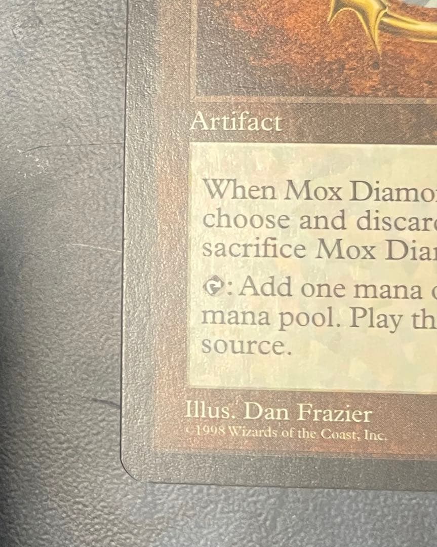 MTG モックス・ダイアモンド　Mox Diamond 英語版