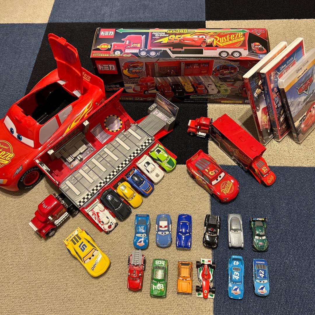 カーズ 1.2.3 トミカミニカーシューターマックおしゃべりスパーキングまとめ売