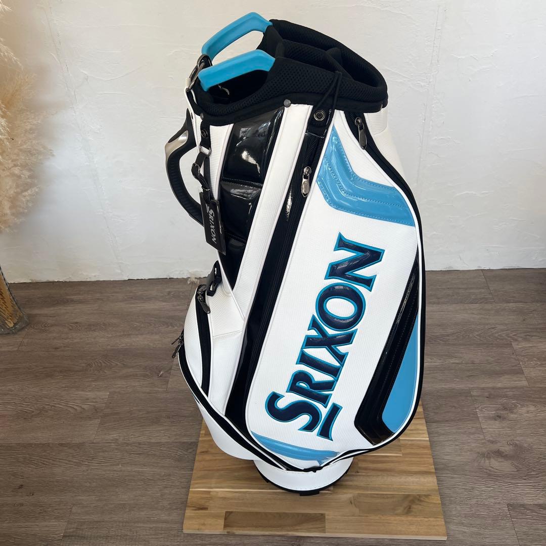 Srixon ゴルフキャディバッグ ホワイト/ブルー