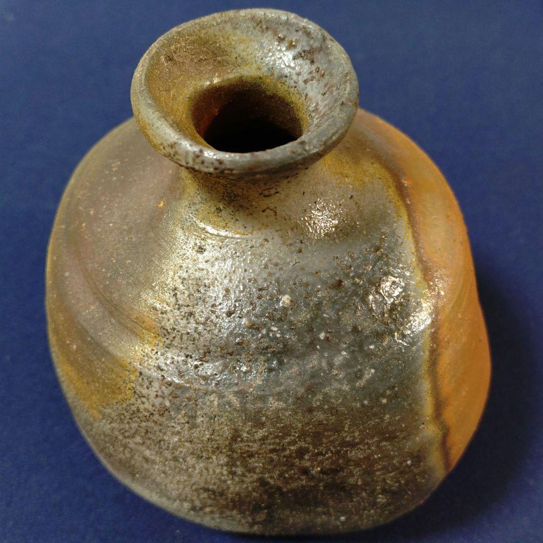 【備前焼】中村六郎　備前窯変徳利