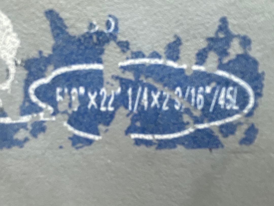 【中古】ウォーターランページ　ソフトボード　5'8