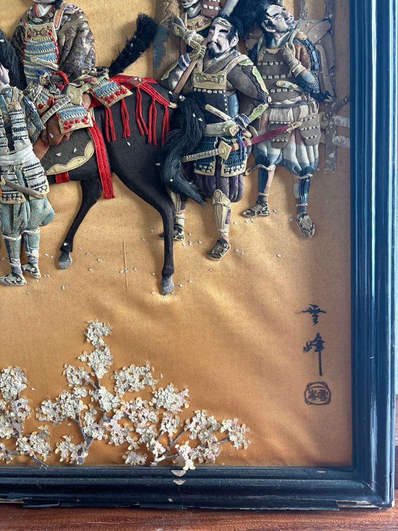 押し絵　額　大作　97cm×82cm