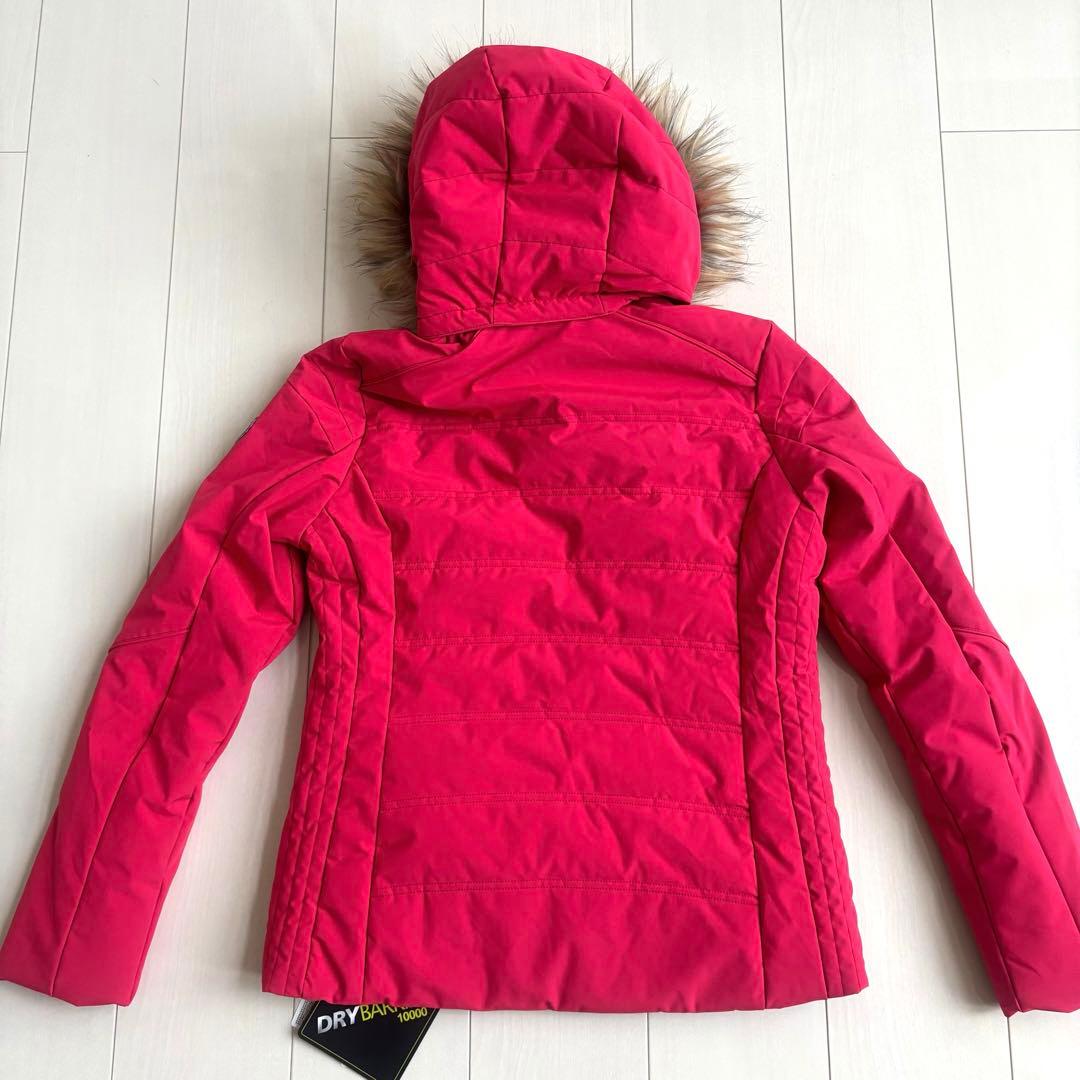 フェニックス レディーススキーウェア上下セット ピンク ブラック ファー