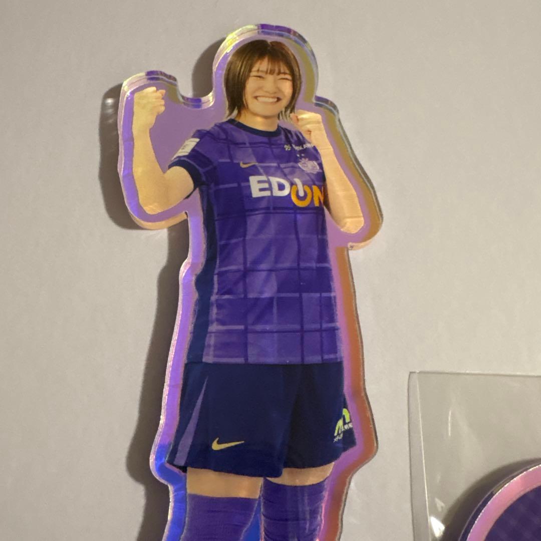 サンフレッチェ広島レジーナ　皇后杯優勝記念グッズ　オーロラアクリルスタンド