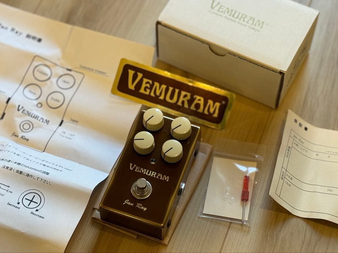 ほぼ未使用Vemuram Jan Ray ギターエフェクター