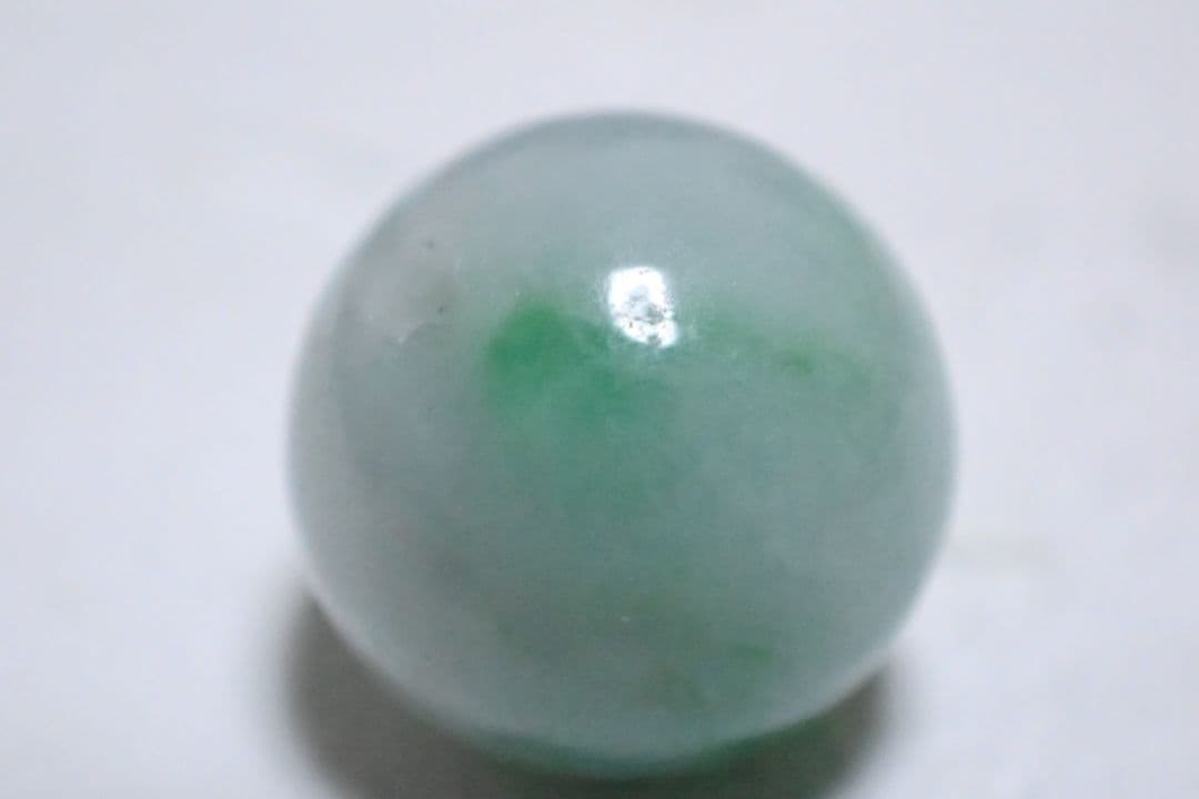 ※berryjamおまとめ※　糸魚川翡翠　丸玉　姫川　緑　11ミリ　②