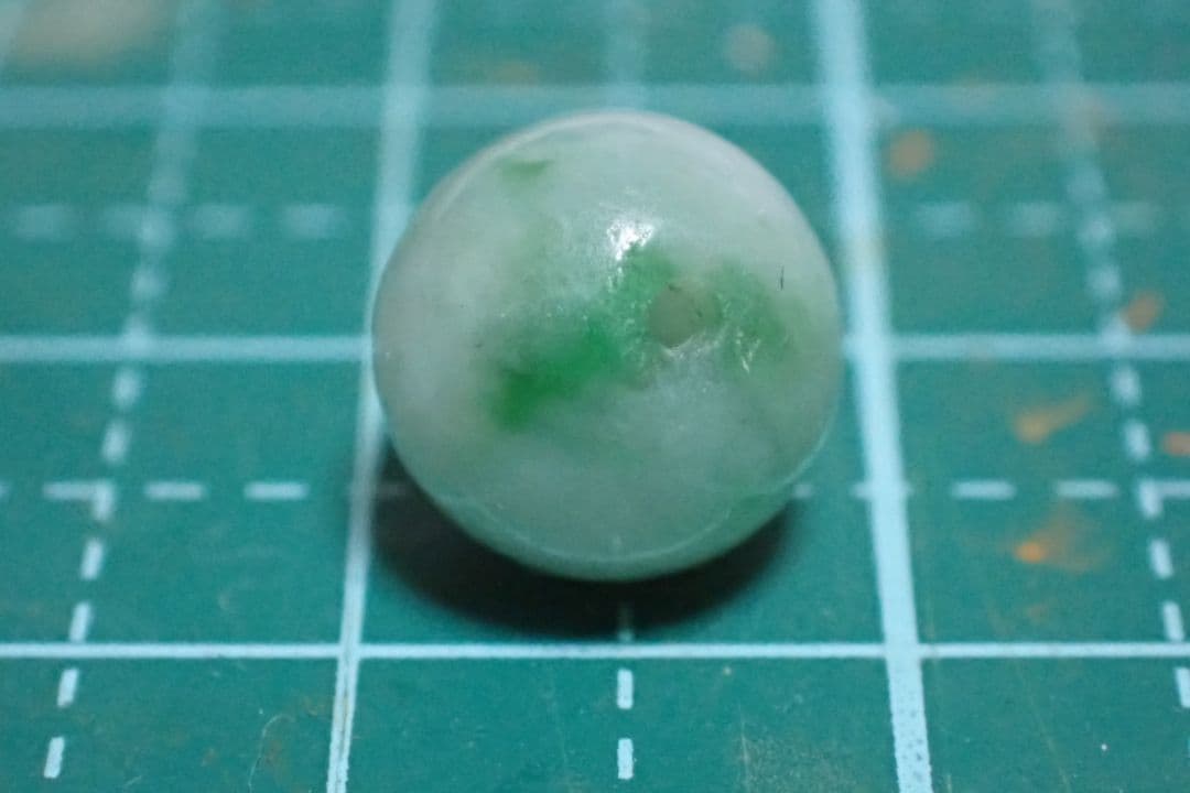 ※berryjamおまとめ※　糸魚川翡翠　丸玉　姫川　緑　11ミリ　②