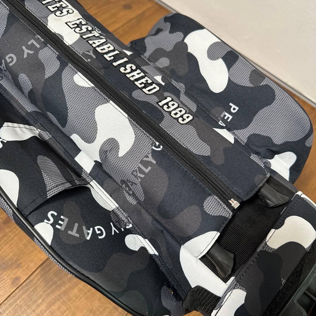 パーリーゲイツ キャディバッグ　ブラックカモ