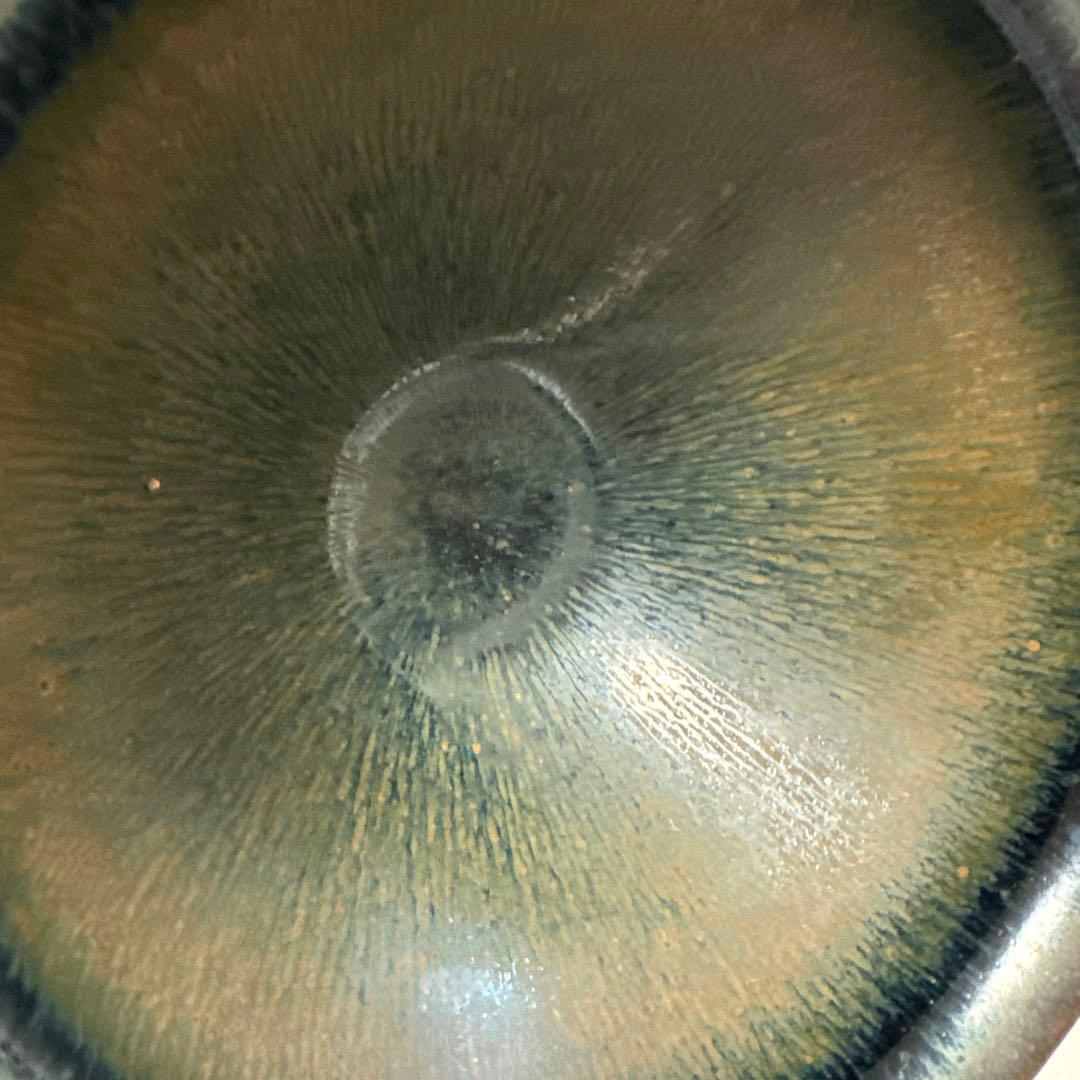 宋建窯 禾目天目茶碗 建窯　兎蠔