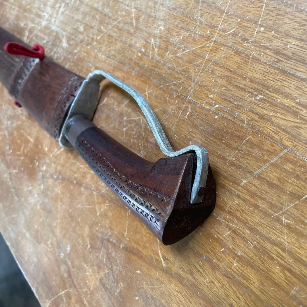 詳細不明 部族 民族 67cm 刀剣 サーベル 合法サイズ アンティーク 古道具