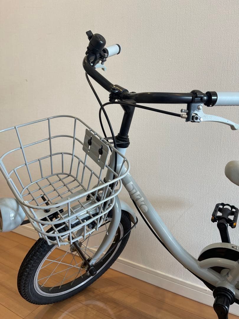 m&m's-83様　美品bikke 16インチ ブルーグレー子供用自転車補助輪付