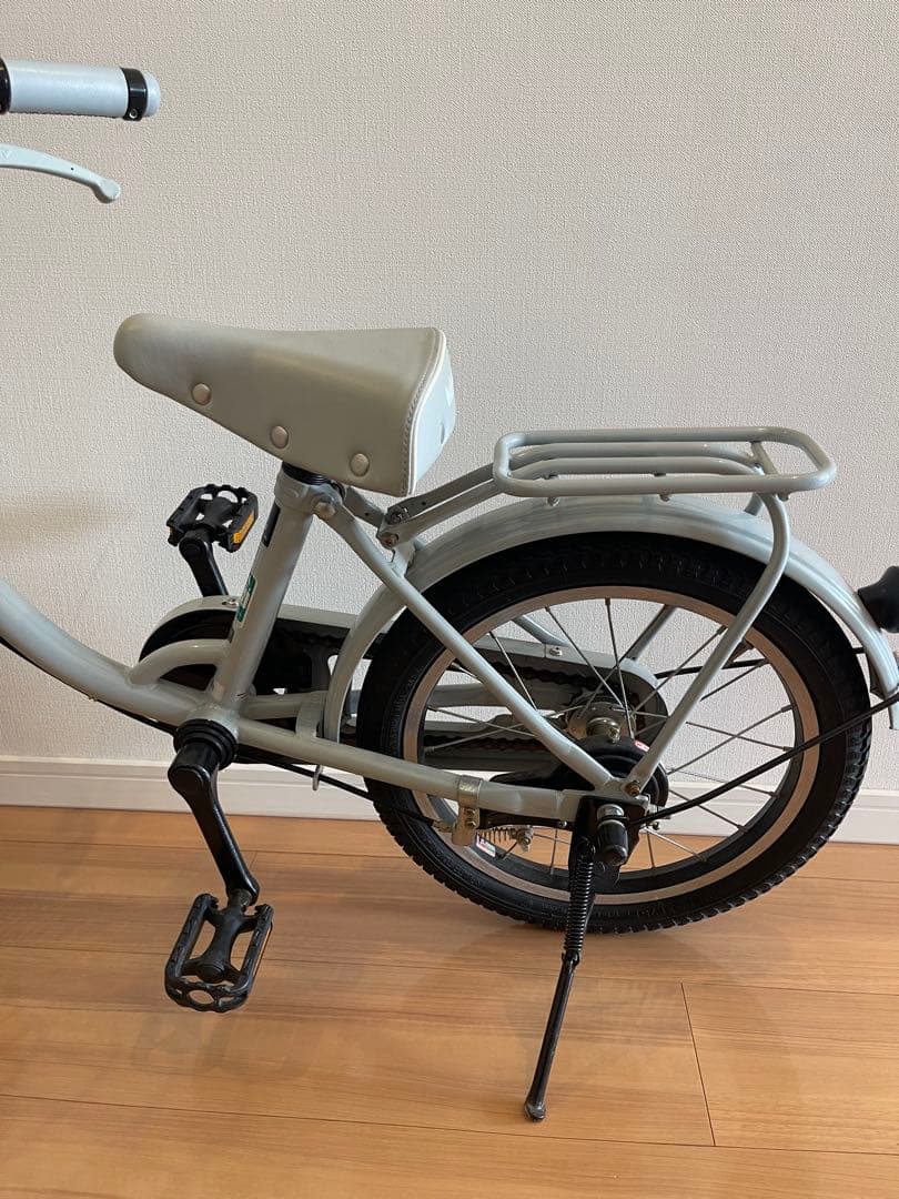 m&m's-83様　美品bikke 16インチ ブルーグレー子供用自転車補助輪付