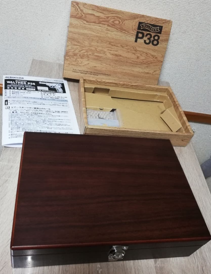 本日終了⭐マルゼン ワルサーP38 ac41ブラック ガスブロ カスタム⭐箱付