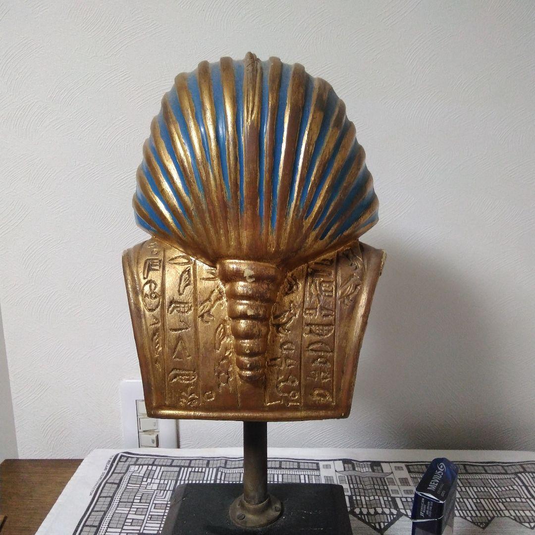 1985年 エジプトにて 彫刻作りのツタンカーメン