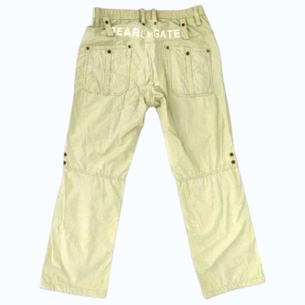 PEARLY GATES ゴルフウェア パンツ 6 XL ベージュ バックロゴ