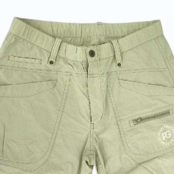 PEARLY GATES ゴルフウェア パンツ 6 XL ベージュ バックロゴ