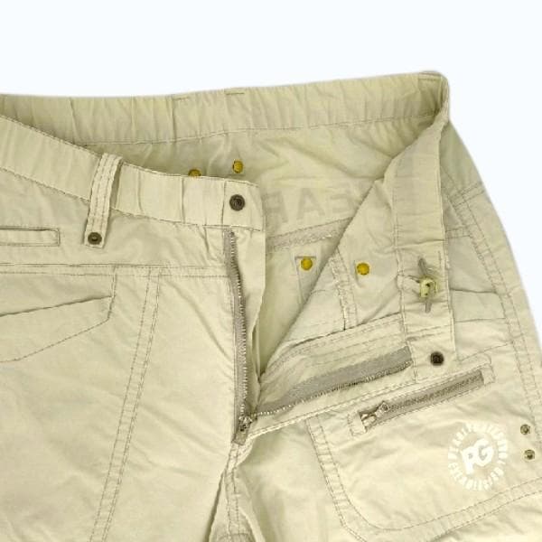 PEARLY GATES ゴルフウェア パンツ 6 XL ベージュ バックロゴ