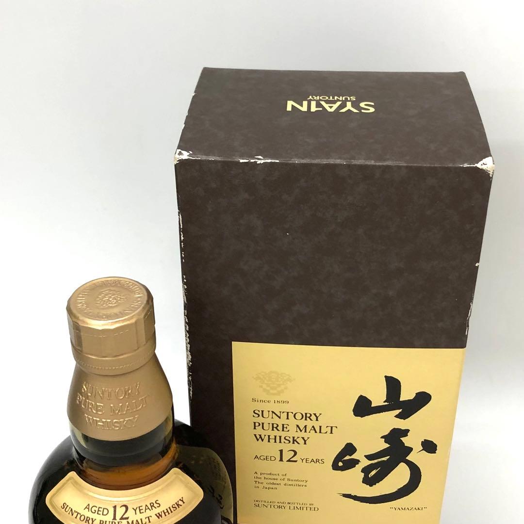 山崎12年 750ml 旧ラベル サントリーピュアモルトウイスキー