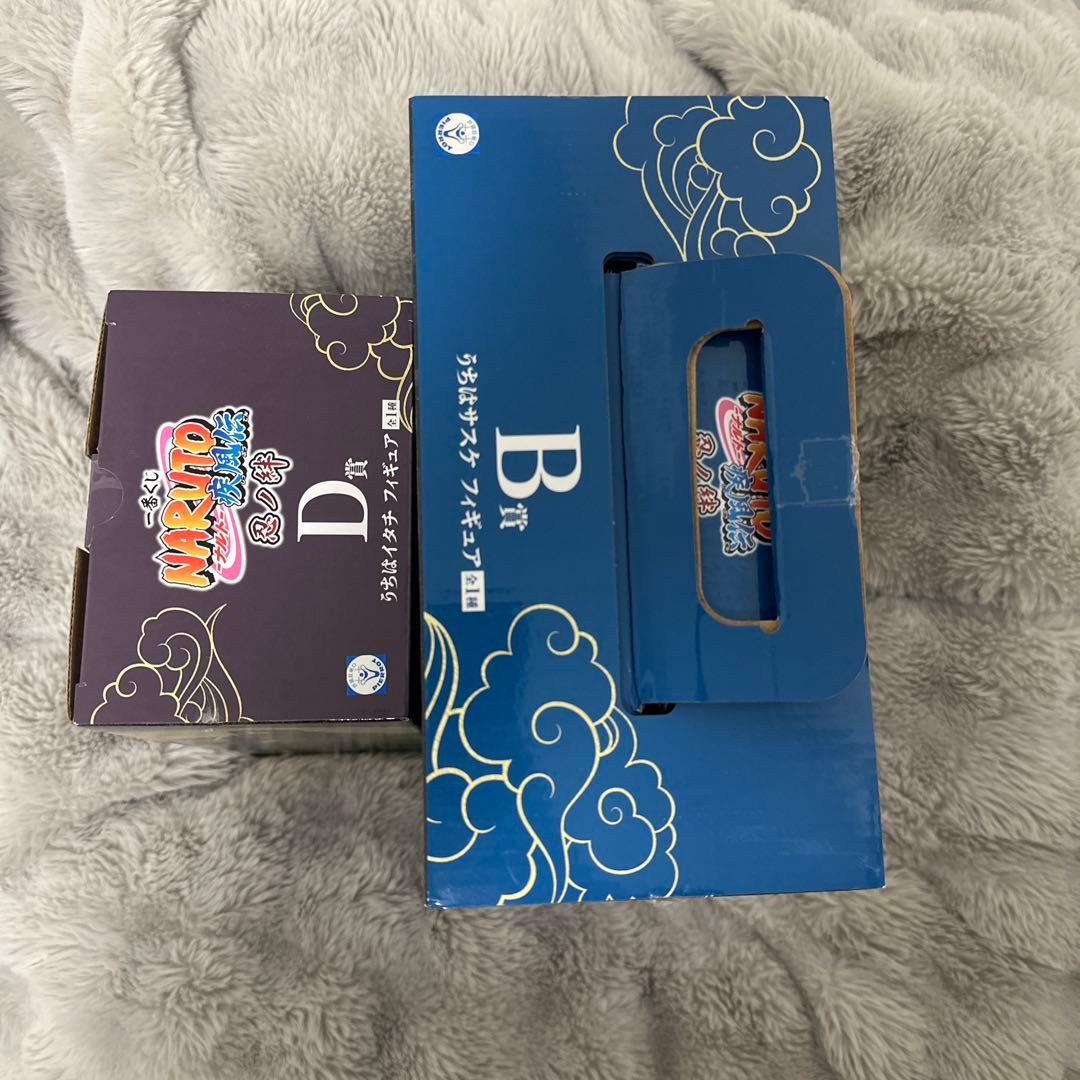 NARUTO ナルト 疾風伝 一番くじ 忍ノ絆 サスケB賞　イタチＤ賞