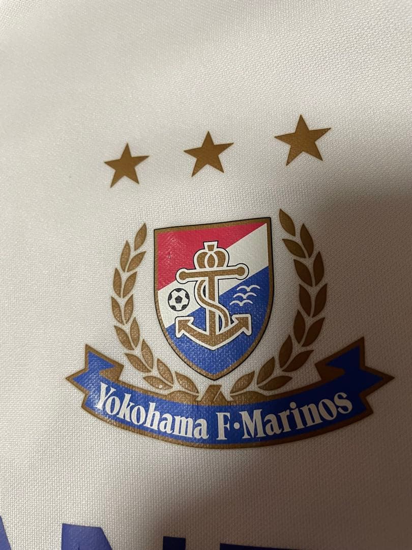 横浜マリノス　サッカーシャツ Oサイズadidas 希少