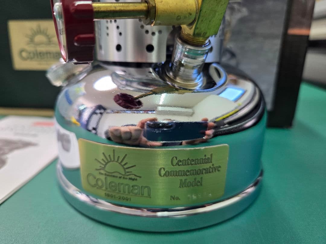 未使用　コールマン:センテニアルランタン&センテニアルシングルストーブのセット