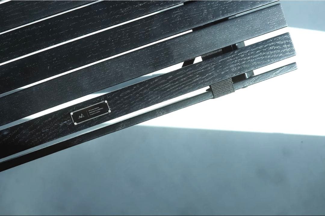 最終値下げ⭐︎ANOBA アノバ　ウッドロールテーブル BLACK EDITION