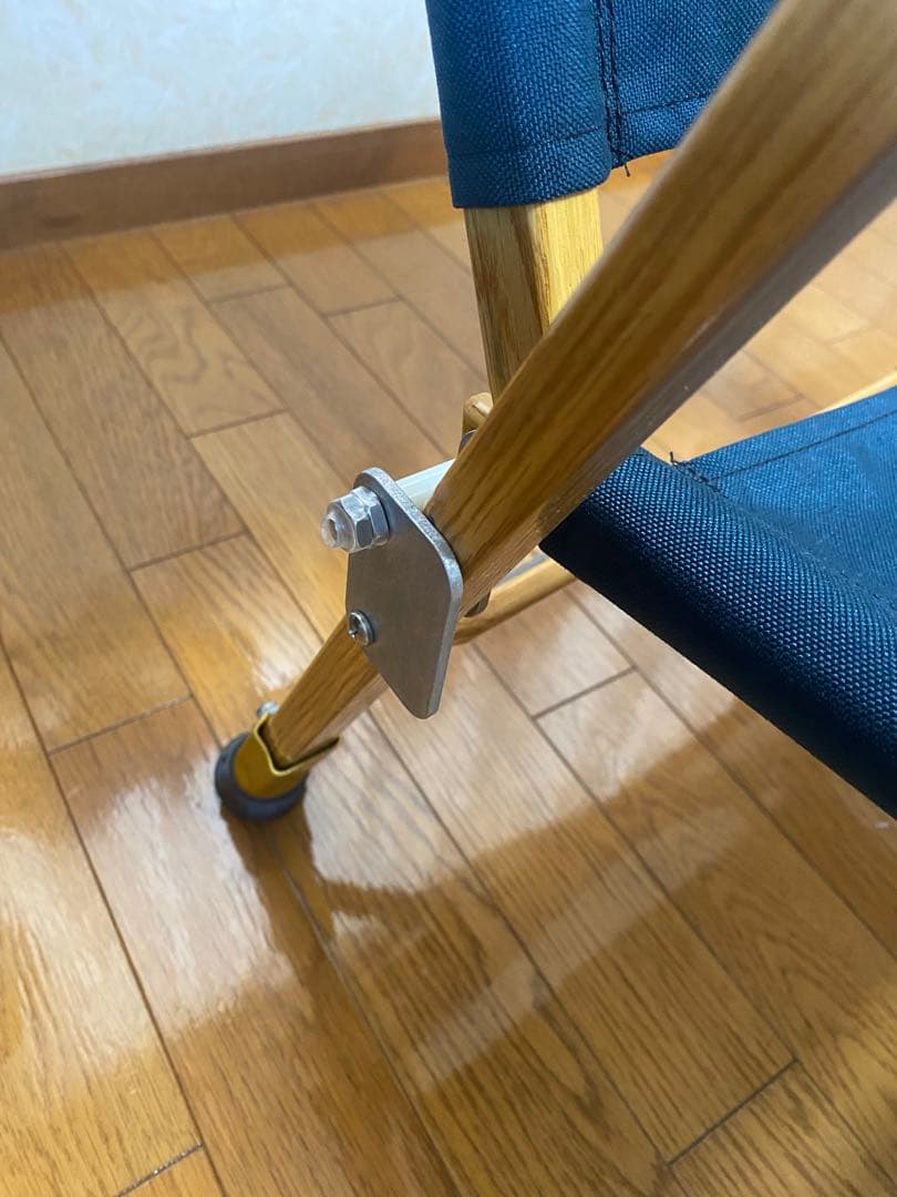 カーミットチェア　ネイビー　オーク　ノビタ100つき